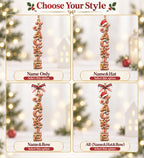 Personalized Gingerbread Name Wooden Christmas Ornament