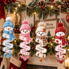 Custom Name Snowman Christmas Tree Ornament