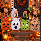 Crochet Halloween Drawstring Treat Bag