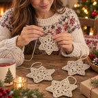 Crochet Christmas Star Ornament