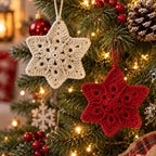 Crochet Christmas Star Ornament