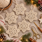 Crochet Christmas Star Ornament