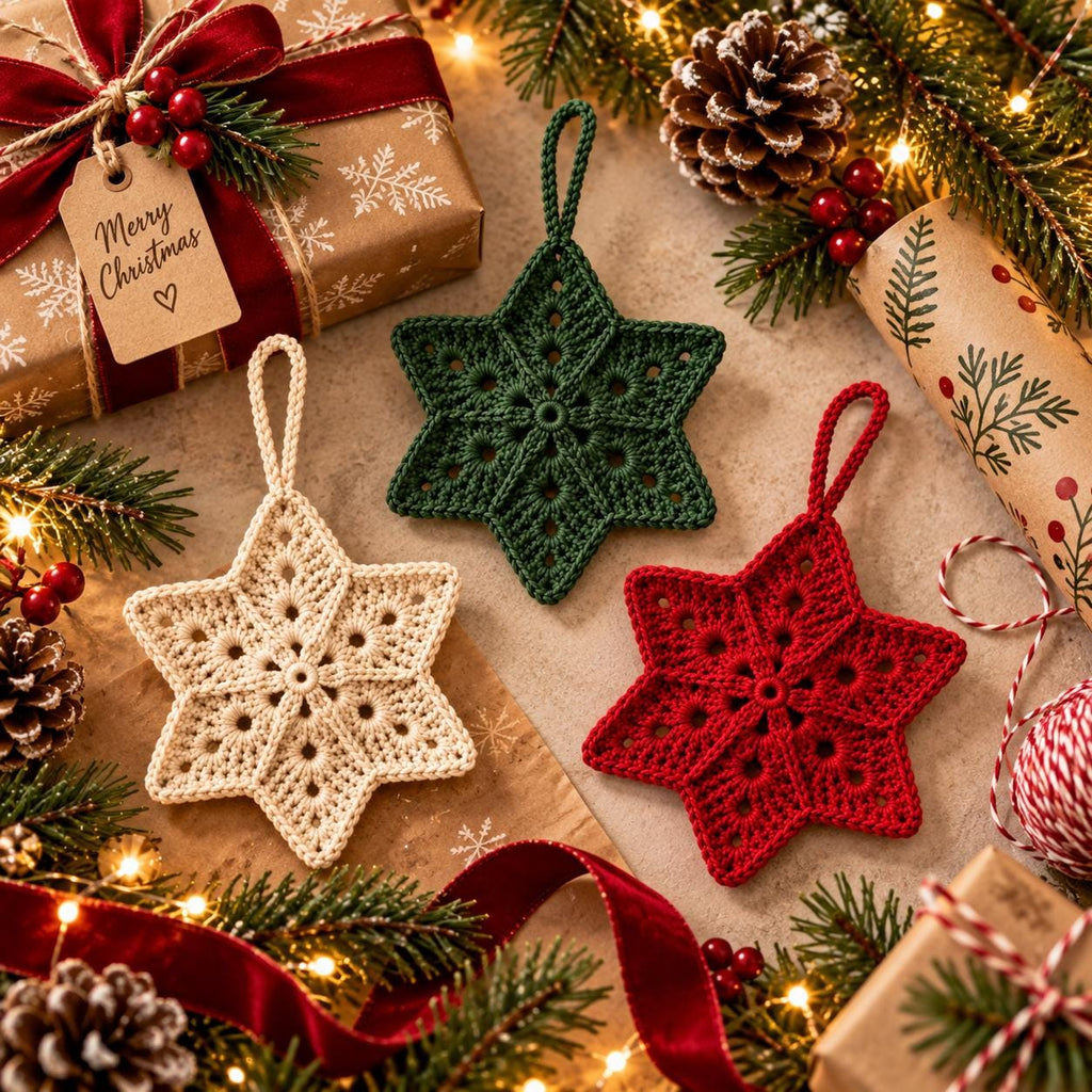 Crochet Christmas Bauble Ornament