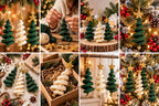Spiral Crochet Christmas Tree Ornament
