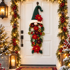 Crochet Christmas Gnome Door Hanger