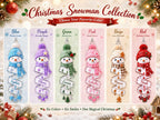 Personalized Snowman Holiday Keepsake Ornament