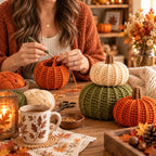 Crochet Pumpkin Fall Decor