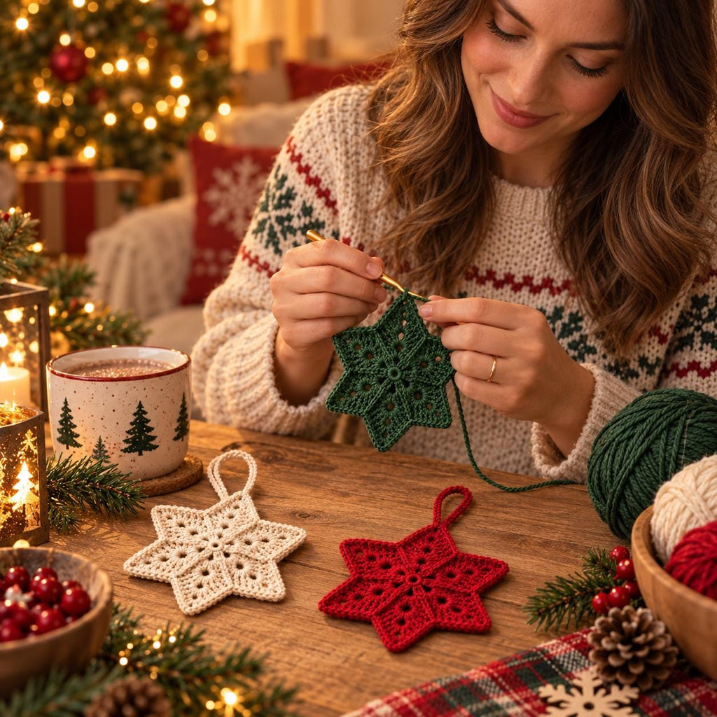 Crochet Christmas Bauble Ornament