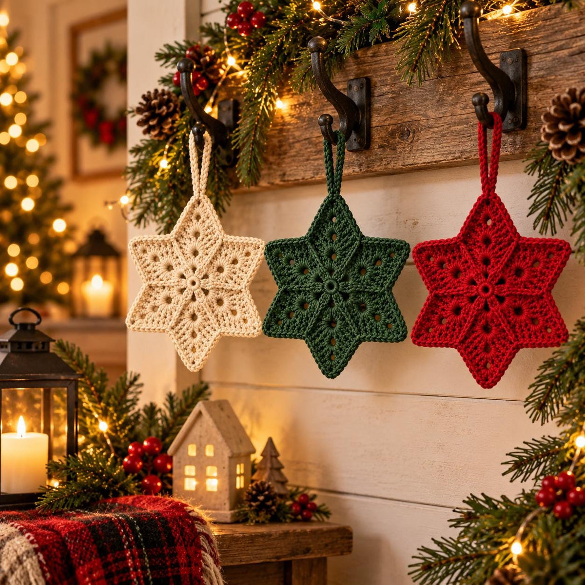 Crochet Christmas Bauble Ornament