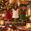 Crochet Christmas Bell Ornament