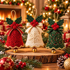 Crochet Christmas Bell Ornament