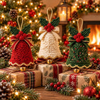 Crochet Christmas Bell Ornament